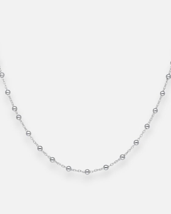 Collar Ajustable Choker Tradicional con Bolitas