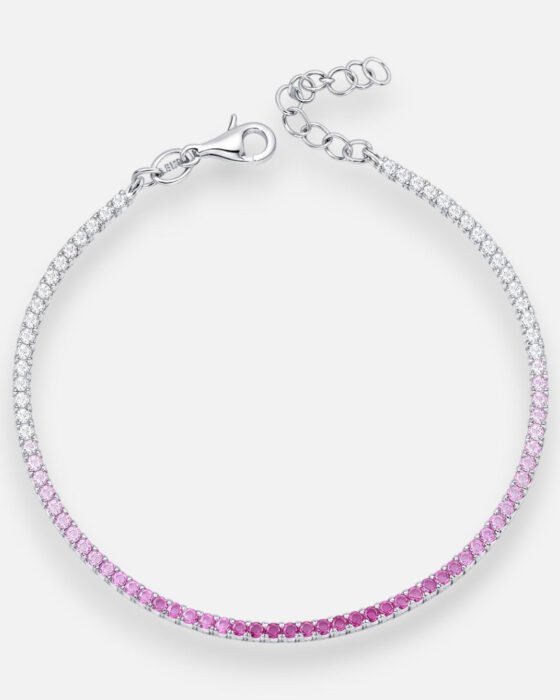 Pulsera Circones Rosa Francia Rubí