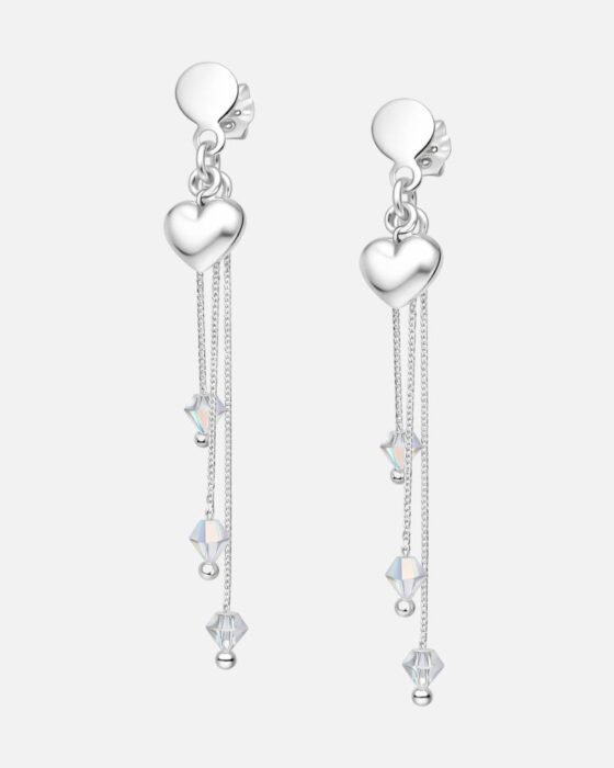 Aro Corazón Cadena Cristal Hecho con Swarovski®
