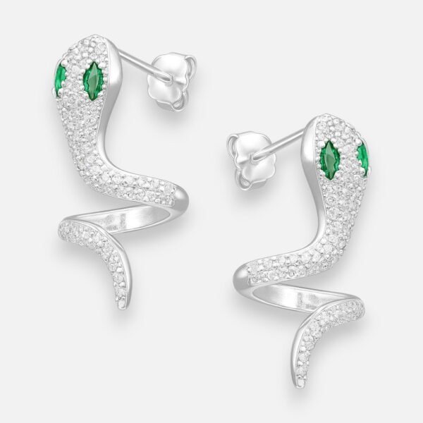 Aro Serpiente Circones Esmeralda