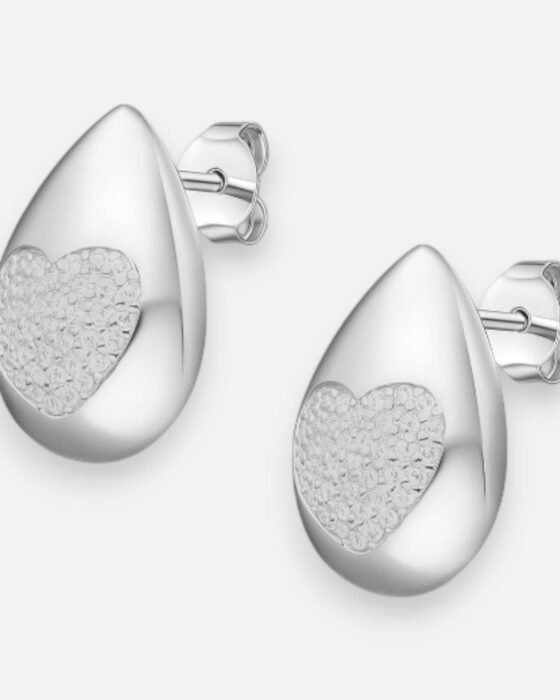 Aro Gota Chunky Corazón Circones