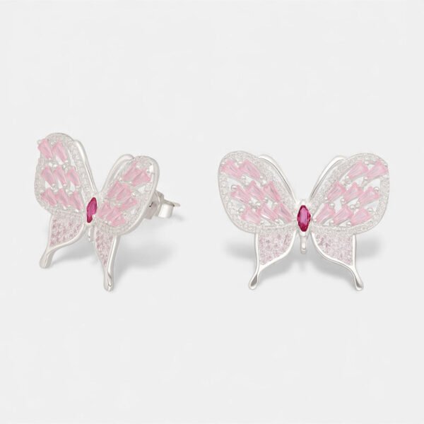 Aro Mariposa Circones Baguette Multicolor