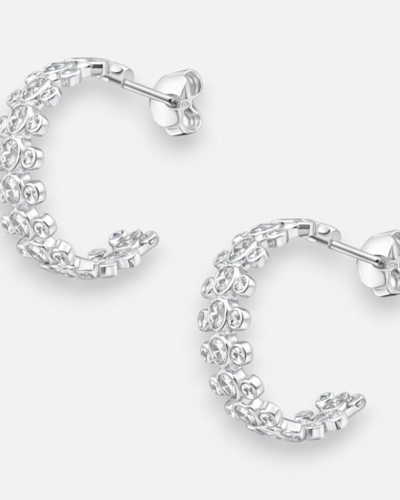 Semi Argolla Corazones Circones 18 mm