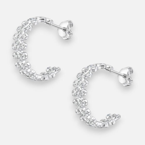 Semi Argolla Corazones Circones 18 mm