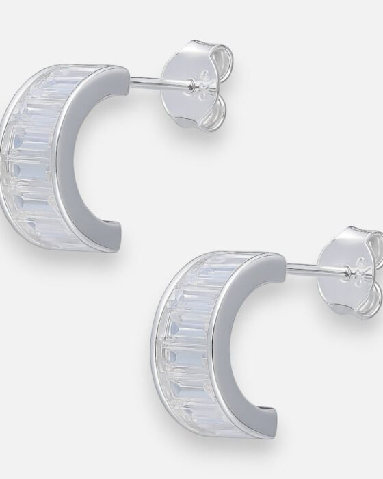 Semi Argolla Circones Baguette 12 mm