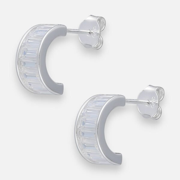 Semi Argolla Circones Baguette 12 mm