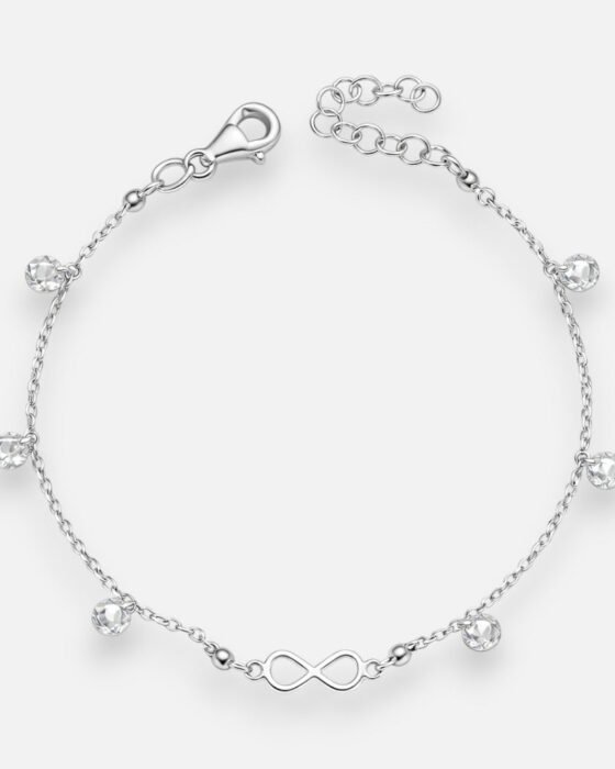 Pulsera Infinito Cristales Hecho con Swarovski®