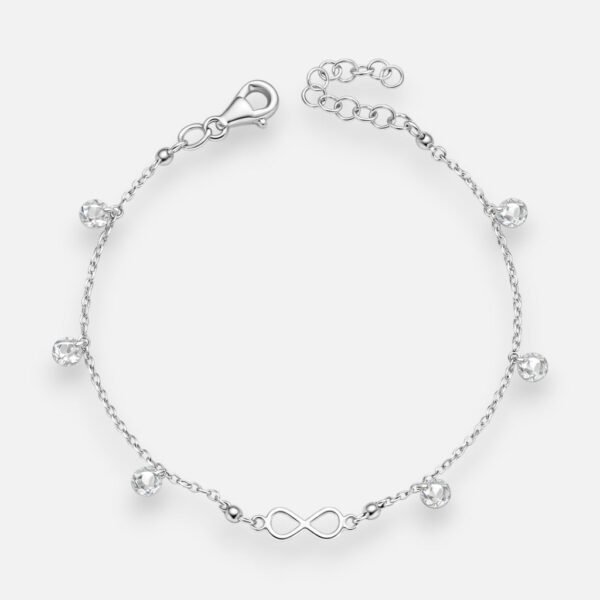 Pulsera Infinito Cristales Hecho con Swarovski®