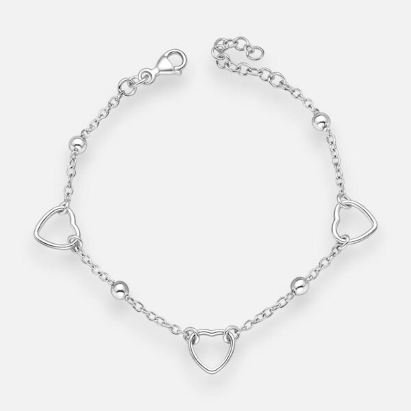 Pulsera Esferas Corazones