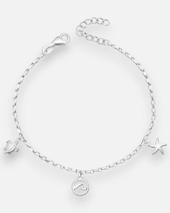 Pulsera Ola Estrella de Mar Tortuga