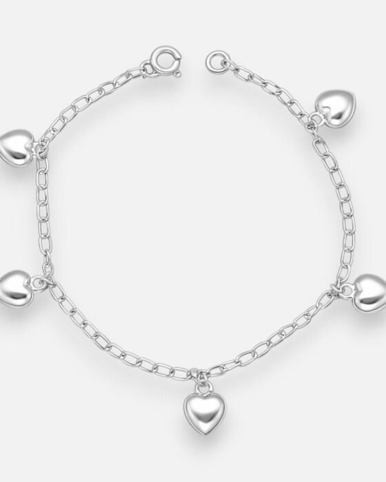 Pulsera Corazones Chunky