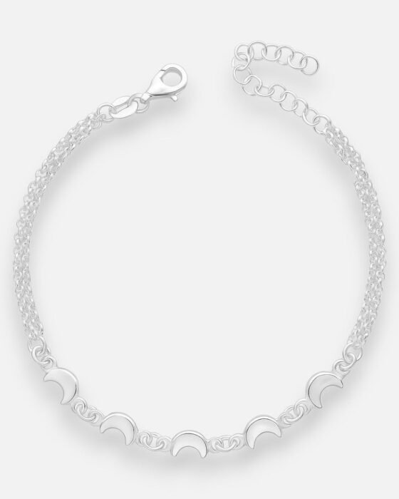 Pulsera Doble Media Luna