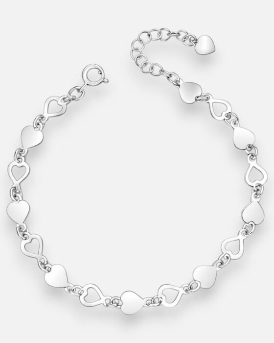 Pulsera Corazones Sin Fin