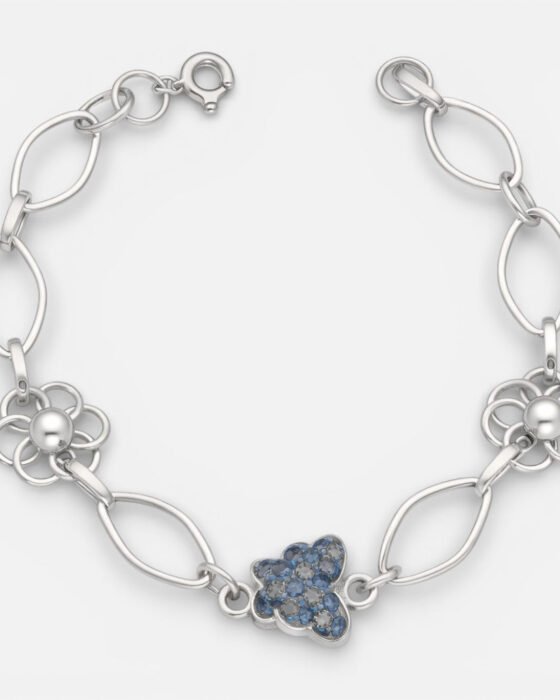 Pulsera Flores Óvalos Naturaleza Muerta