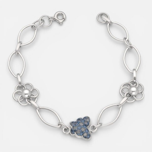 Pulsera Flores Óvalos Naturaleza Muerta