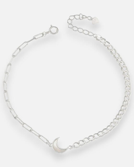 Pulsera Desigual Media Luna Ópalo Blanco