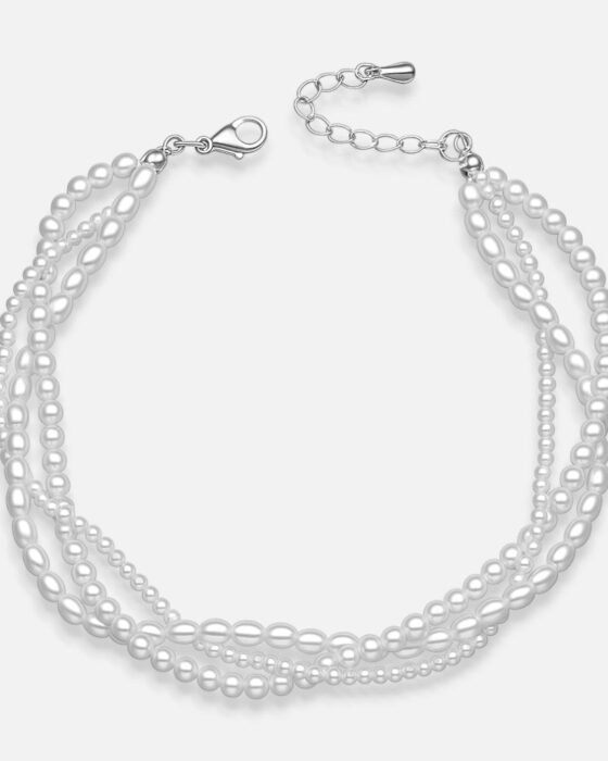 Pulsera Trenzada Madre Perla