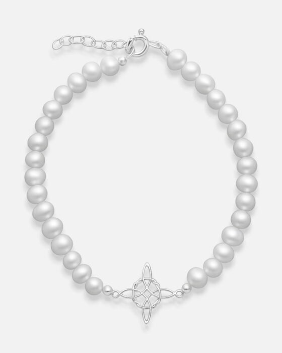 Pulsera Perlas Nudo de Brujas
