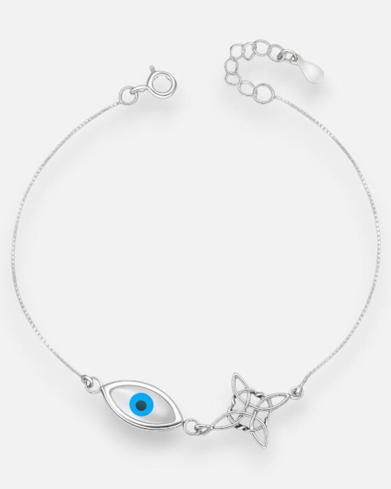 Pulsera Nudo de Brujas Ojo Turco