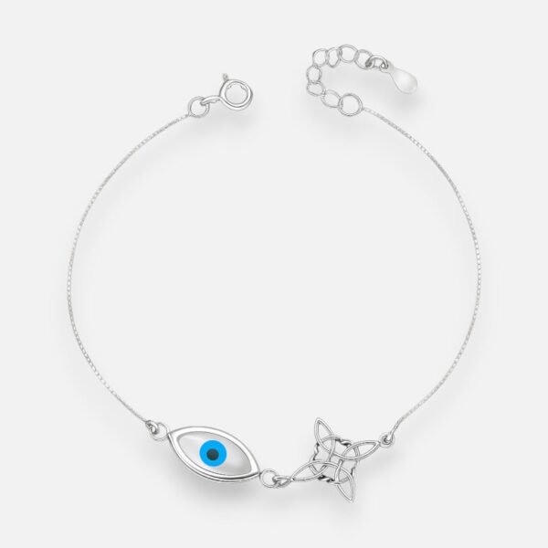 Pulsera Nudo de Brujas Ojo Turco