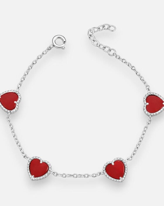 Pulsera Corazones Jaspe