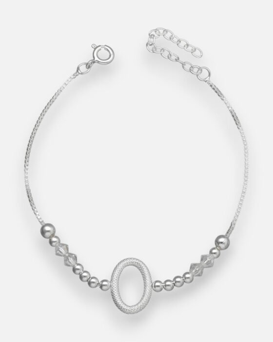 Pulsera Ovalo Esferas Hecho con Cristal Swarovski® Tornasol
