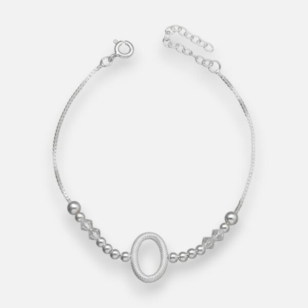 Pulsera Ovalo Esferas Hecho con Cristal Swarovski® Tornasol