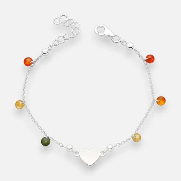 PU10068976_1.jpg Pulsera Corazón Cristales Hechos con Swarovski® Multicolor