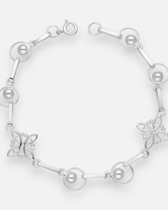 Pulsera Nudo de Brujas Círculos