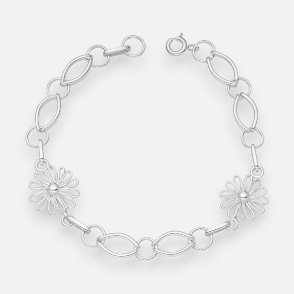 Pulsera Flores Óvalos