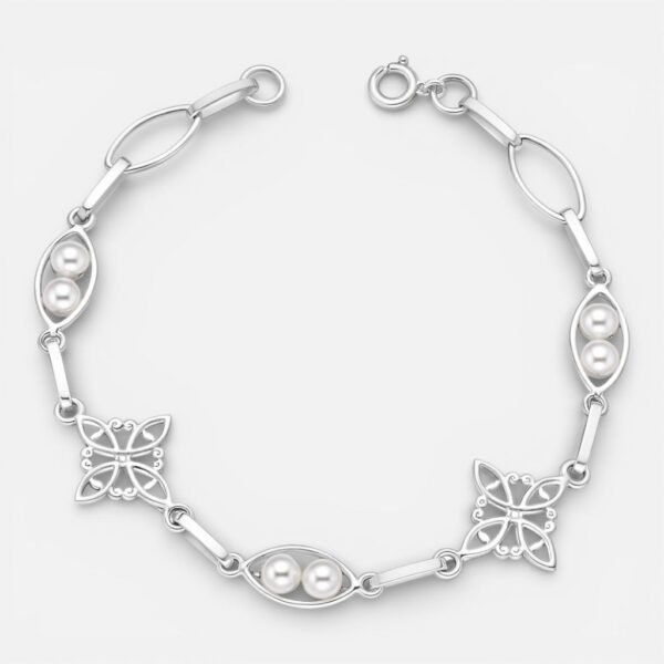 Pulsera Nudo de Brujas Media Esferas