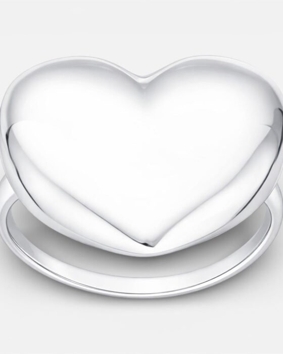 Anillo Corazón Chunky