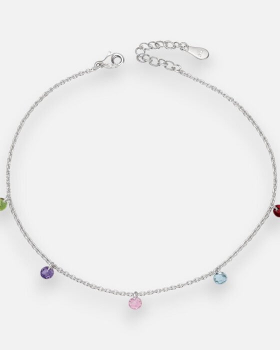 Tobillera Cristales Hecho con Swarovski® Multicolor