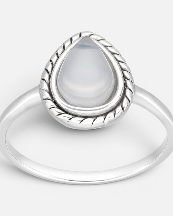Anillo Gota Piedra Luna