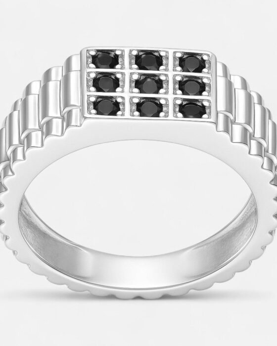 Anillo Sello Circones Ónix