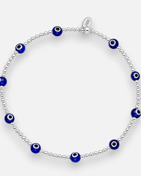 Pulsera Elástica Ojo Turco Esferas