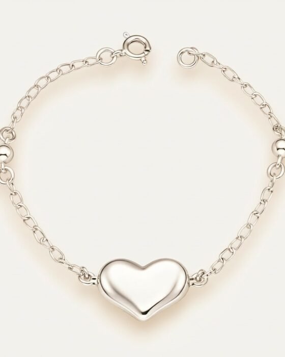 Pulsera Corazón Chunky Esferas
