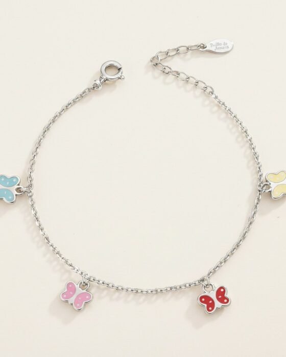 Pulsera Flores Esmaltadas