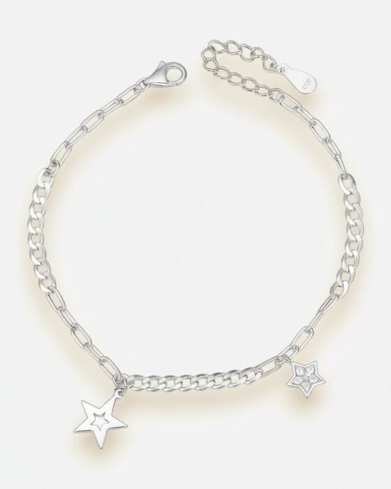 Pulsera Grumet Tradicional Estrellas Circones