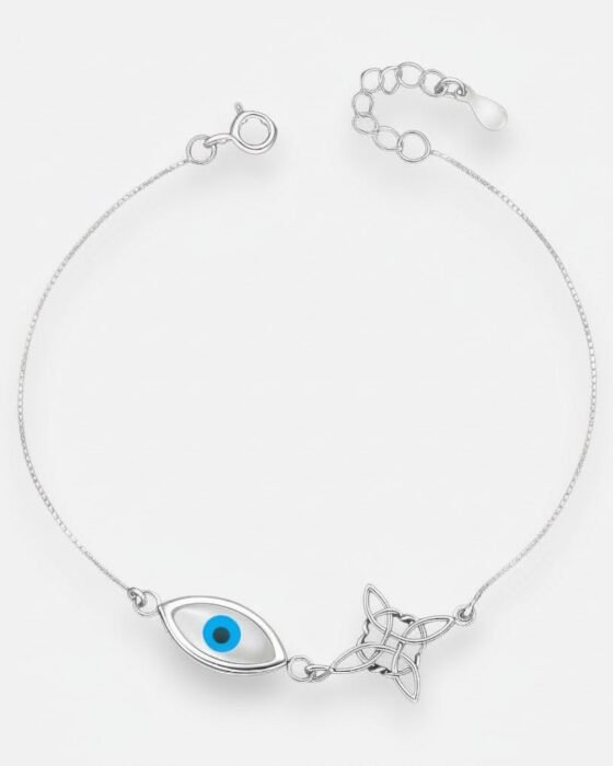 Pulsera Nudo de Brujas Ojo Turco