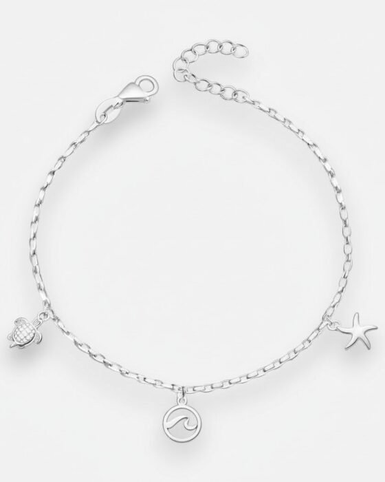 Pulsera Ola Estrella de Mar Tortuga