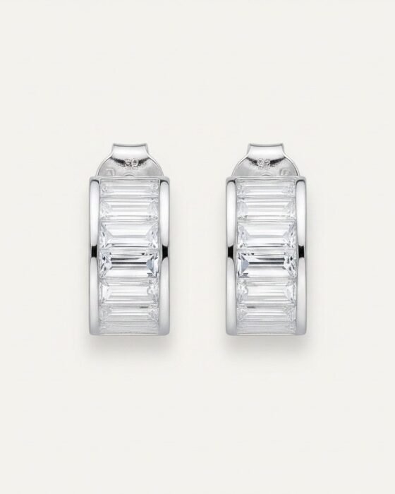 Semi Argolla Circones Baguette 12 mm