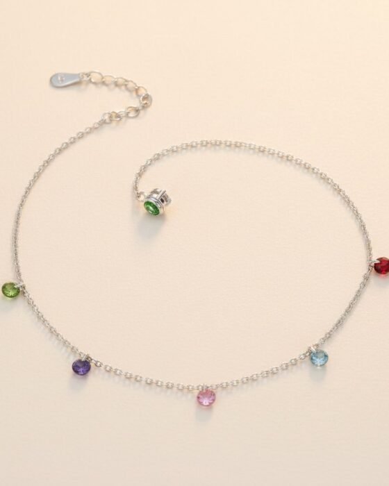 Tobillera Cristales Hecho con Swarovski® Multicolor