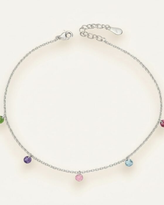 Tobillera Cristales Hecho con Swarovski® Multicolor