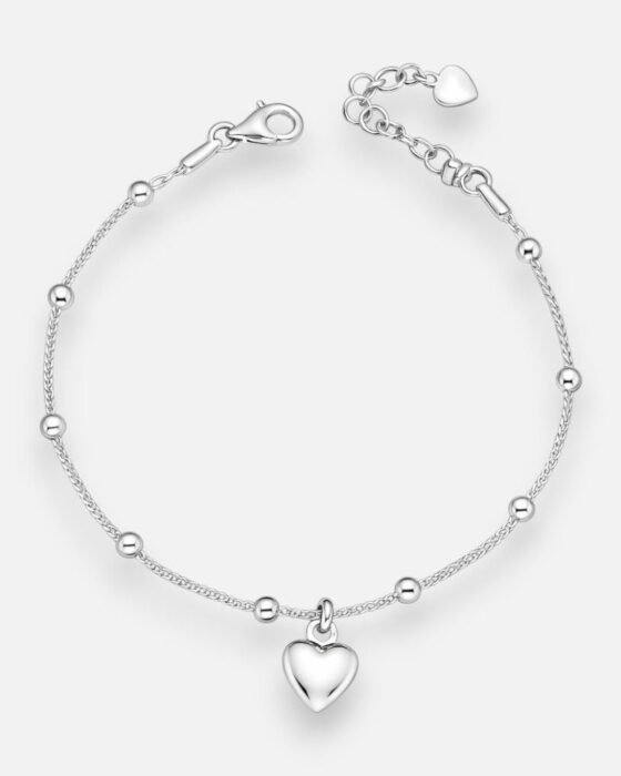 Pulsera Espuma Esferas Corazón