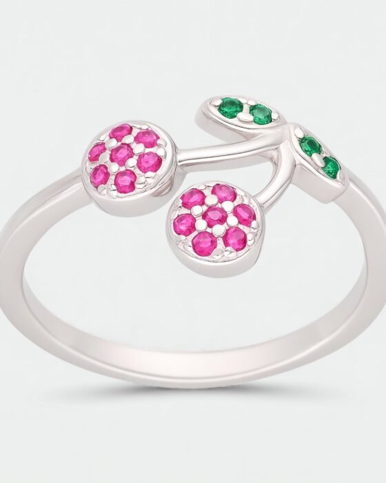 Anillo Midi Cereza Circones