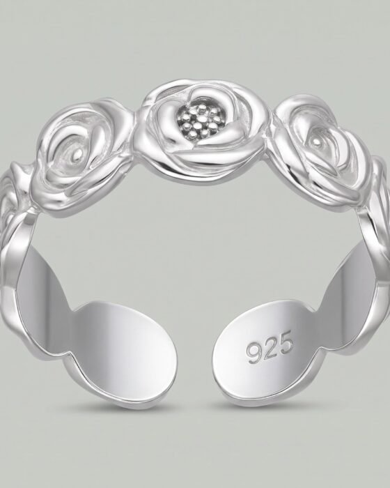 Anillo Midi Flores