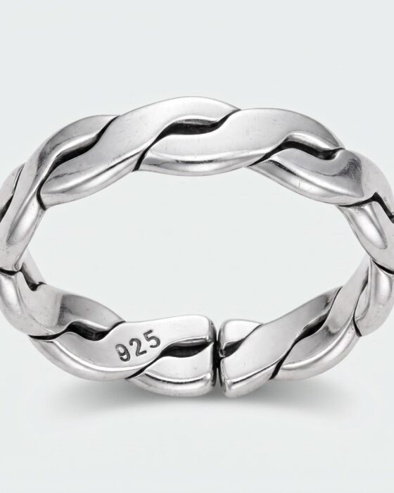 Anillo Midi Trenzado