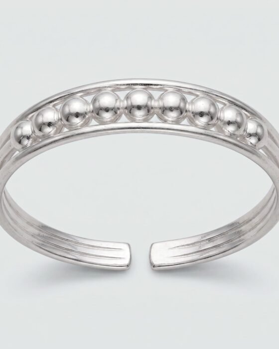 Anillo Midi Triple Esferas
