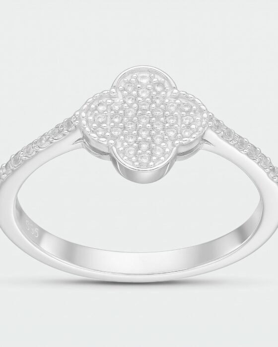Anillo Trébol de la Suerte Circones